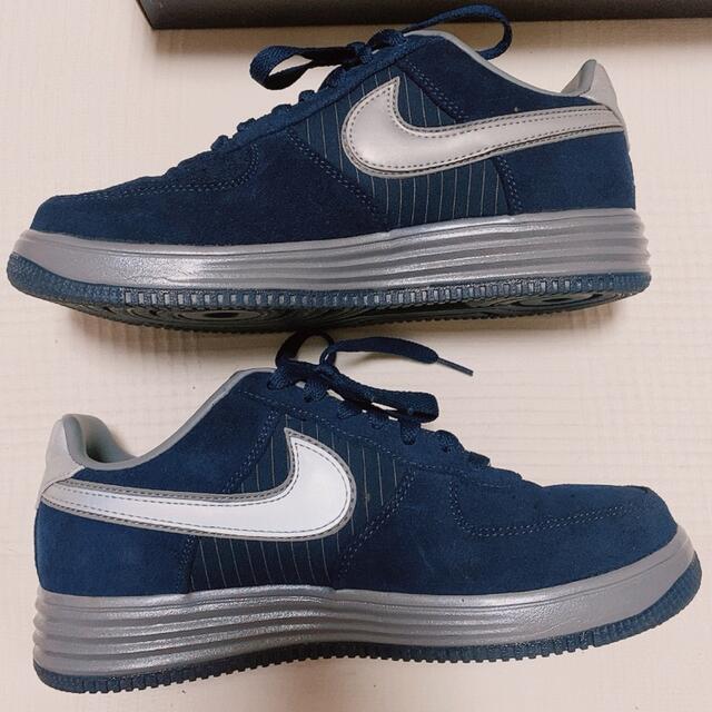 数時間のみNIKE LUNAR FORCE 1 CITY QS ネイビー24cm