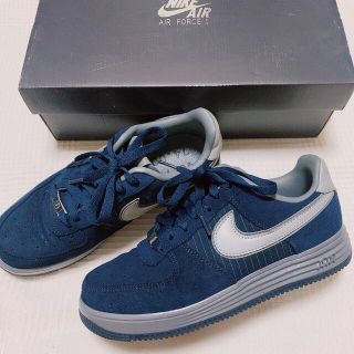 ナイキ(NIKE)の数時間のみNIKE LUNAR FORCE 1 CITY QS ネイビー24cm(スニーカー)