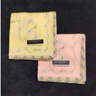 バーバリー(BURBERRY)のくまちゃん様専用　　BURBERRY　ハンカチ2枚(ハンカチ)