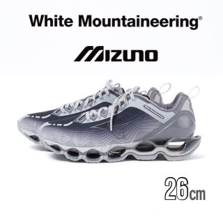 ホワイトマウンテニアリング(WHITE MOUNTAINEERING)の新品 定価2.9万円  ホワイトマウンテニアリング×ミズノ WAVE 26㎝(スニーカー)