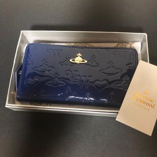 ヴィヴィアンウエストウッド(Vivienne Westwood)の[新品未使用]Vivienne Westwood長財布エナメル青(長財布)