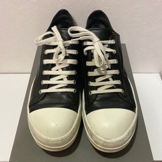 リックオウエンス(Rick Owens)のRick Owensリックオウエンス ラモーンズ スニーカー レザー 42 (スニーカー)