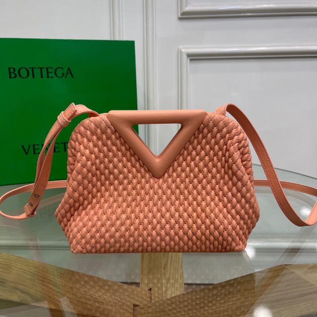 人気満点 Bottega Veneta - BOTTEGA VENETA スモールポイント ハンドバッグ