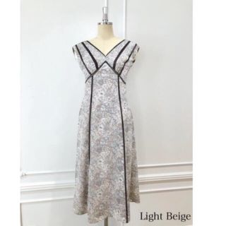 ハーリップトゥ(Her lip to)のLace Trimmed Floral Dress  herlipto Sサイズ(ロングワンピース/マキシワンピース)