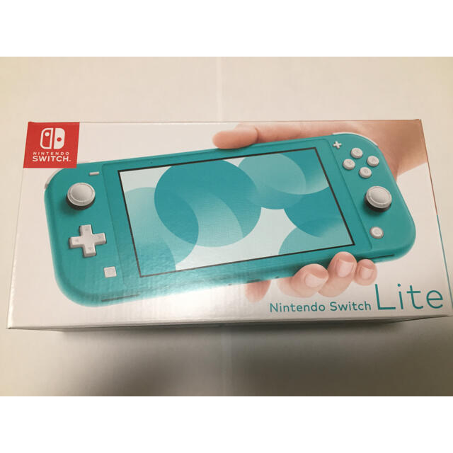 定番  Switch Nintendo - Switch Nintendo  ケーブル類未使用 美品 ターコイズ Lite 家庭用ゲーム機本体