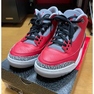 ナイキ(NIKE)のAir jordan 3 unite fire red(スニーカー)