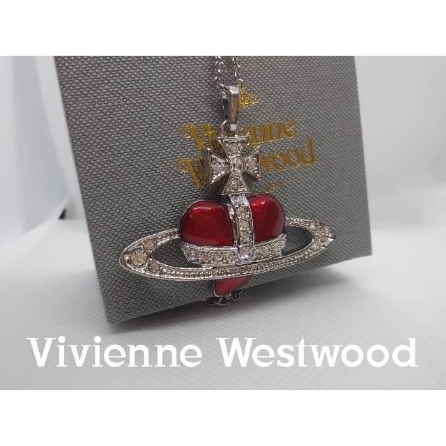 Vivienne Westwood(ヴィヴィアンウエストウッド)のVivienne Westwoodレッドネックレスヴィヴィアンウェストウッド新品 レディースのアクセサリー(ネックレス)の商品写真