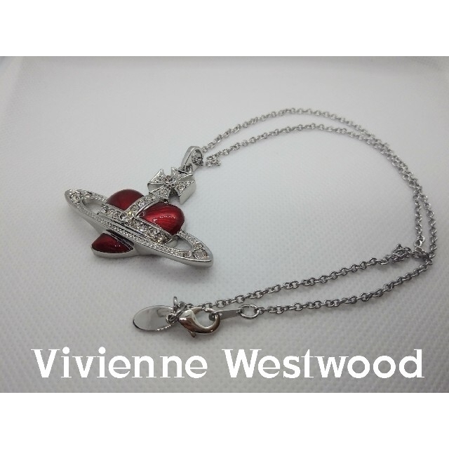 Vivienne Westwood(ヴィヴィアンウエストウッド)のVivienne Westwoodレッドネックレスヴィヴィアンウェストウッド新品 レディースのアクセサリー(ネックレス)の商品写真