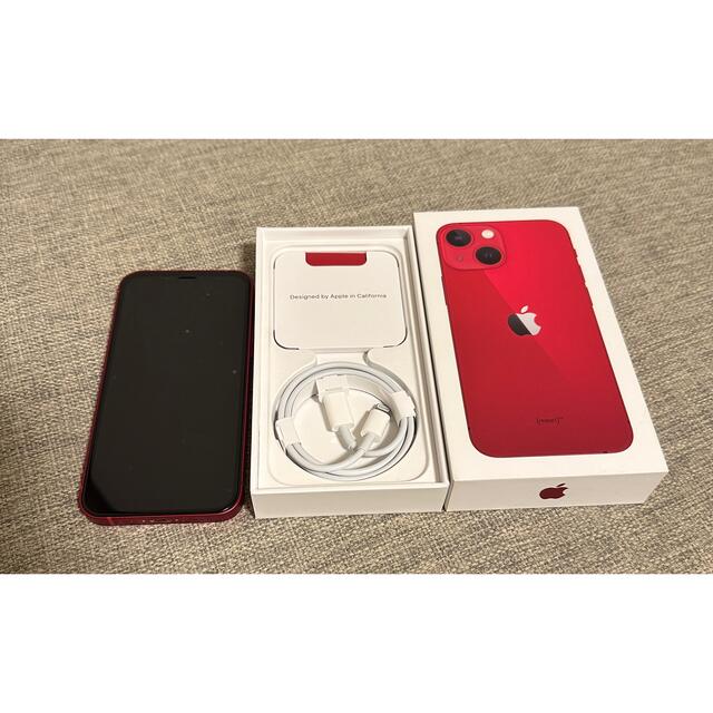 iPhone13mini 128GB レッドSIMフリー スマホ/家電/カメラのスマートフォン/携帯電話(スマートフォン本体)の商品写真