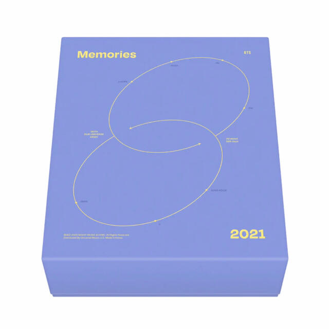 BTS Memories 2021 Blu-ray ブルーレイ　日本語字幕付