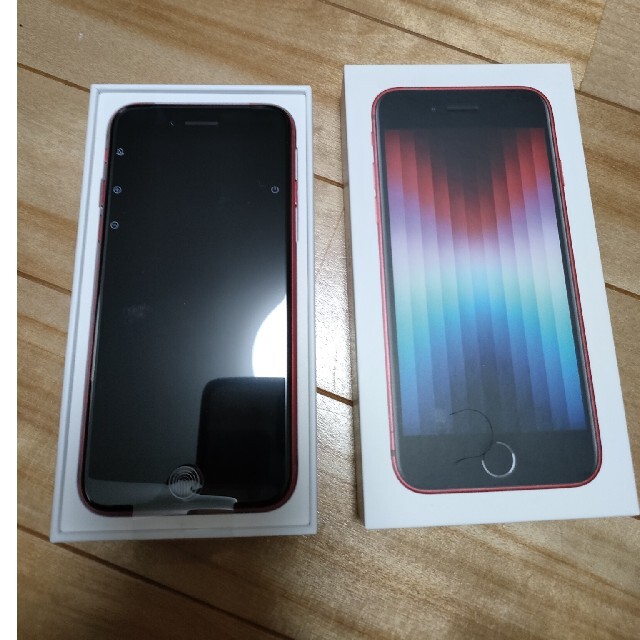 【新品未使用】 iPhoneSE 第3世代 本体 64GB RED レッド