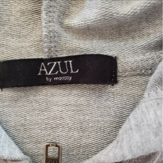 AZUL by moussy(アズールバイマウジー)のAZUL by moussy    前開きベストパーカー レディースのトップス(パーカー)の商品写真