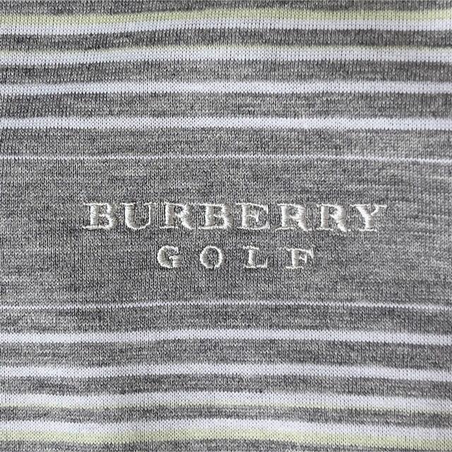 BURBERRY   未使用 バーバリーゴルフ ストライプスキッパーポロシャツ