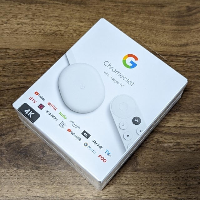 Google(グーグル)のChromecast with Google tv 4k スマホ/家電/カメラのテレビ/映像機器(その他)の商品写真