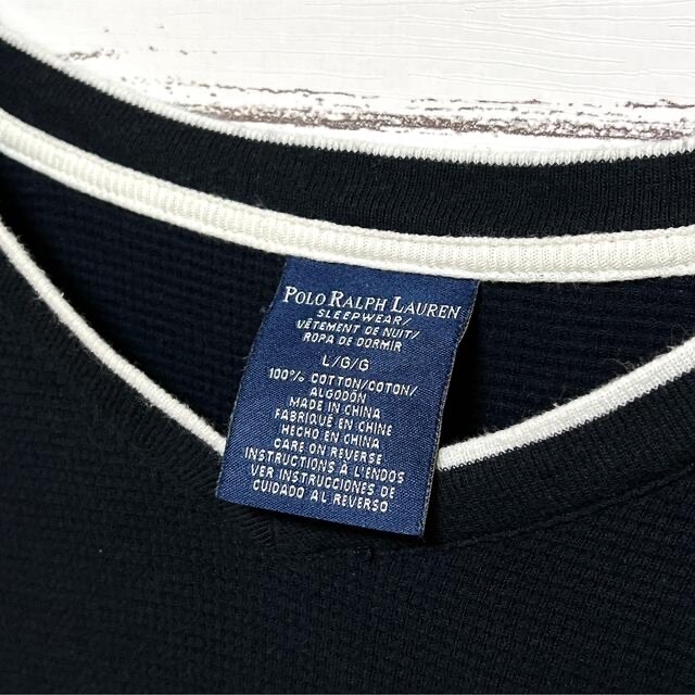 Ralph Lauren(ラルフローレン)のラルフローレン メンズ セーター ブラック ポニー 刺繍 古着 Lサイズ メンズのトップス(ニット/セーター)の商品写真