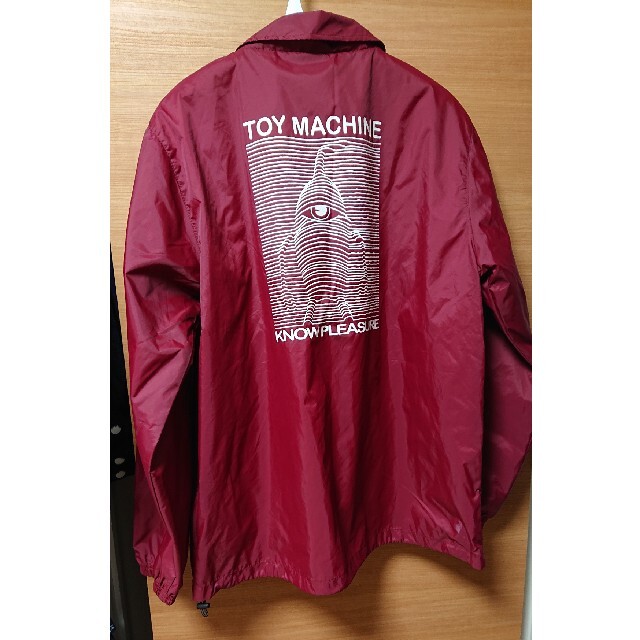 Toy Machine(トイマシーン)のTOY machine トイマシーン コーチジャケット バーガンディ えんじ色 メンズのジャケット/アウター(ナイロンジャケット)の商品写真