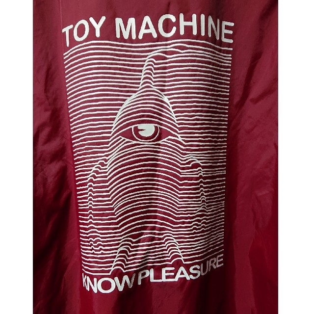 Toy Machine(トイマシーン)のTOY machine トイマシーン コーチジャケット バーガンディ えんじ色 メンズのジャケット/アウター(ナイロンジャケット)の商品写真