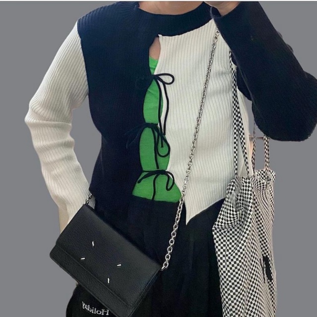 ZARA - ZARA コントラストリボンニットの通販 by chap|ザラなら ZARA - ZARA コントラストリボンニットの通販 by chap|ザラなら