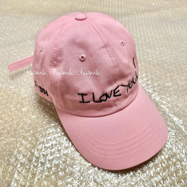 【PLEASURES】"I Love You" Hat PINK / 美品
