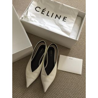 セリーヌ(celine)のriさん専用　Celine パテントフラットサンダル　36(サンダル)