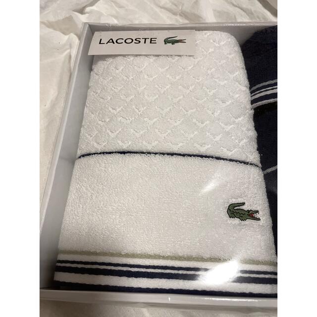 LACOSTE(ラコステ)のラコステ　タオルセット インテリア/住まい/日用品の日用品/生活雑貨/旅行(タオル/バス用品)の商品写真