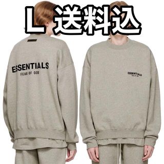 フィアオブゴッド(FEAR OF GOD)のFEAR OF GOD ESSENTIALS FOG トレーナー 灰 L 送料込(スウェット)