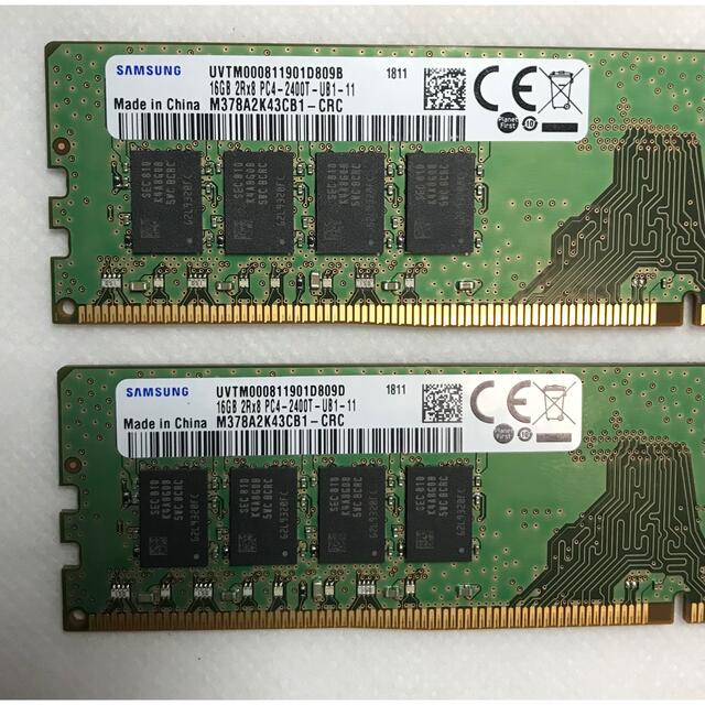 デスクトップ用メモリ DDR4 PC4-2400T 16GBx2枚=32GB | gellonautos.cl