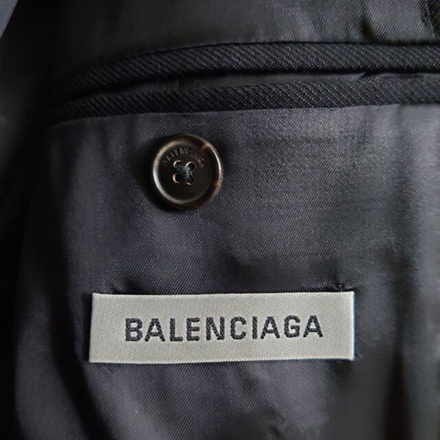 Balenciaga(バレンシアガ)のBALENCIAGA テーラードジャケット　34　ブラック メンズのジャケット/アウター(テーラードジャケット)の商品写真