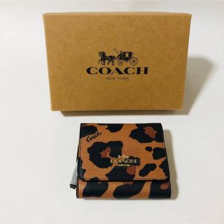 コーチ(COACH)のcoach折り財布　豹柄(折り財布)