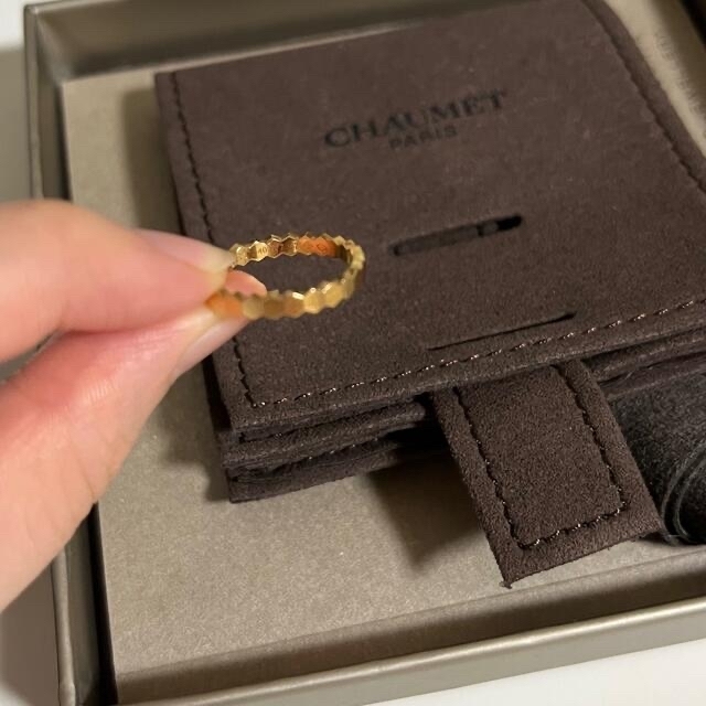 CHAUMET(ショーメ)のCHAUMET ビーマイラブ ハニカムリング ピンクゴールド レディースのアクセサリー(リング(指輪))の商品写真