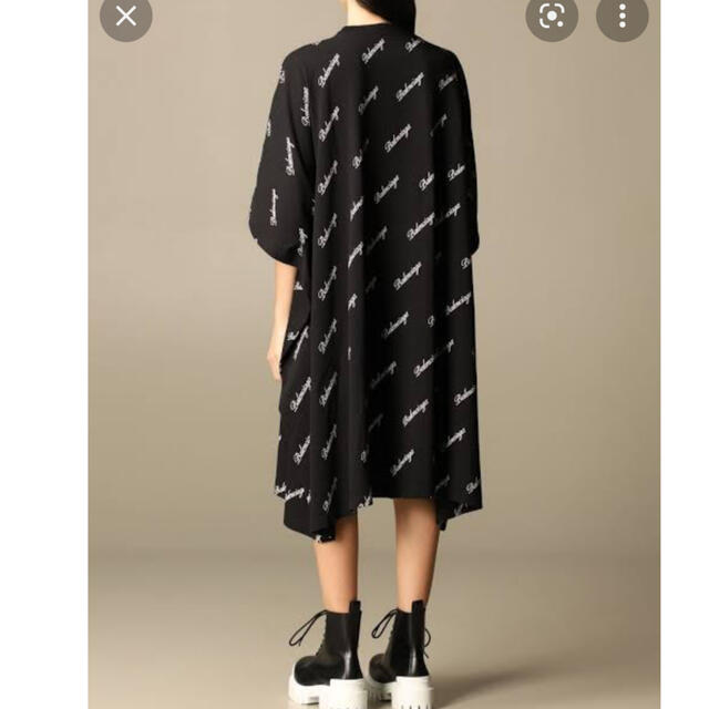 新品未使用 BALENCIAGA バレンシアガ バンドカラー ワンピース-