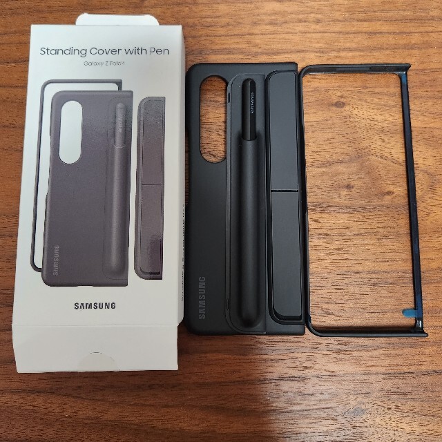 galaxy  z fold 4 standing cover with penスマホアクセサリー