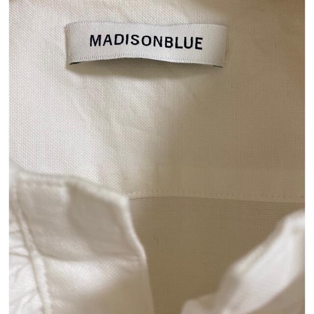 MADISONBLUE(マディソンブルー)の【MADISON BLUE】エンブロイダリーレースシャツ/ホワイト/01 レディースのトップス(シャツ/ブラウス(長袖/七分))の商品写真