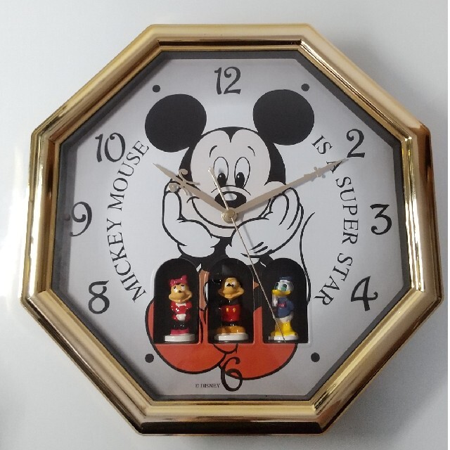 【希少】Disney ミッキー 掛け時計 からくり時計インテリア小物