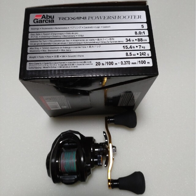 AbuGarcia(アブガルシア)のアブガルシア　ロキサーニパワーシューター　右ハンドル スポーツ/アウトドアのフィッシング(リール)の商品写真