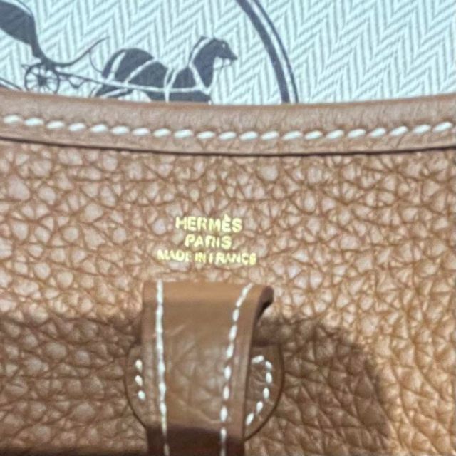 HERMES エルメス エヴリン TPM ゴールド ゴールド金具