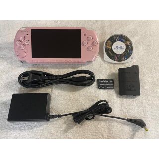 プレイステーションポータブル(PlayStation Portable)の☆良品☆　PSP-3000  ブロッサムピンク(携帯用ゲーム機本体)