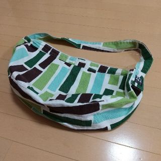 マリメッコ(marimekko)のマリメッコ ショルダー バッグ クロスボディ 変形ストライプ(ショルダーバッグ)