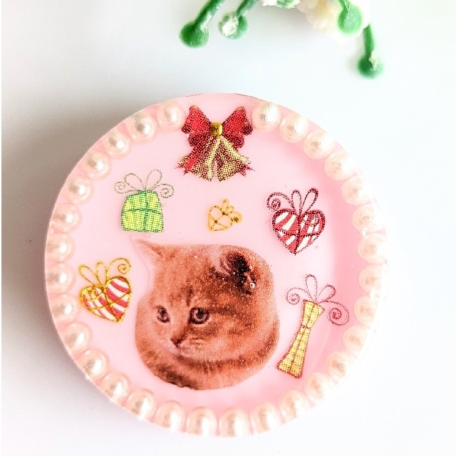 レジン ヘアゴム 猫 No.158 豪華で新しい www.knee-fukuoka.com