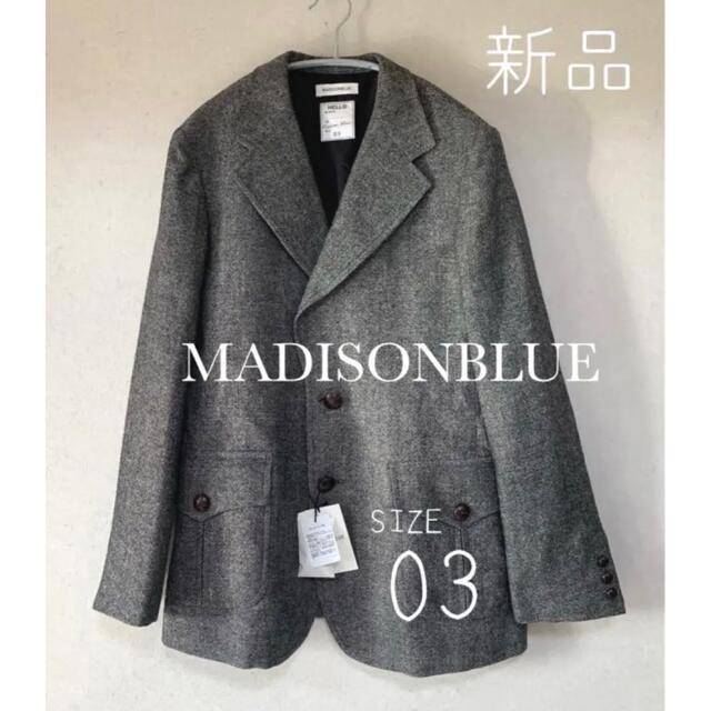 新品✨MADISONBLUE  ウールリネンジャケット 03