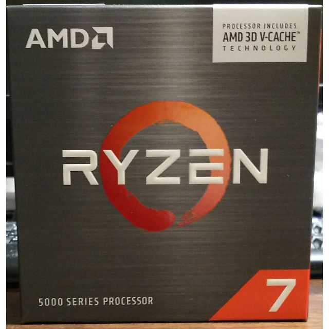 【新品・未開封】AMD ryzen7 5800X3D BOX（国内正規代理店品）PC/タブレット