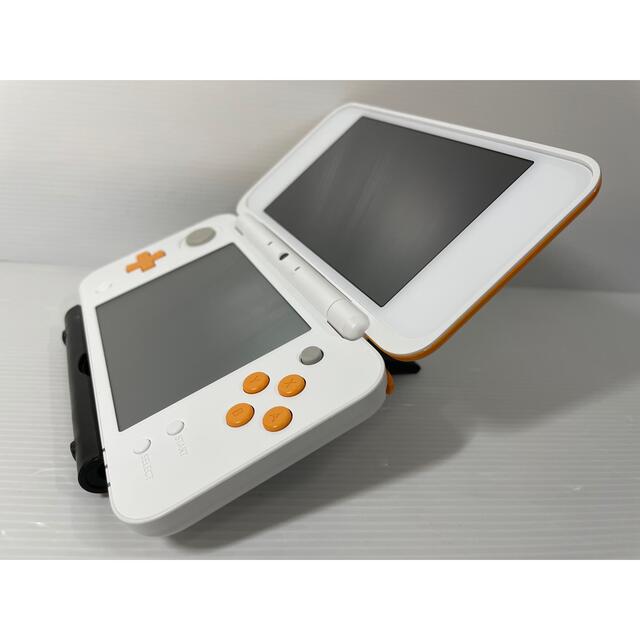 【完品・液晶美品】 Newニンテンドー2DS LL ホワイト×オレンジ 本体