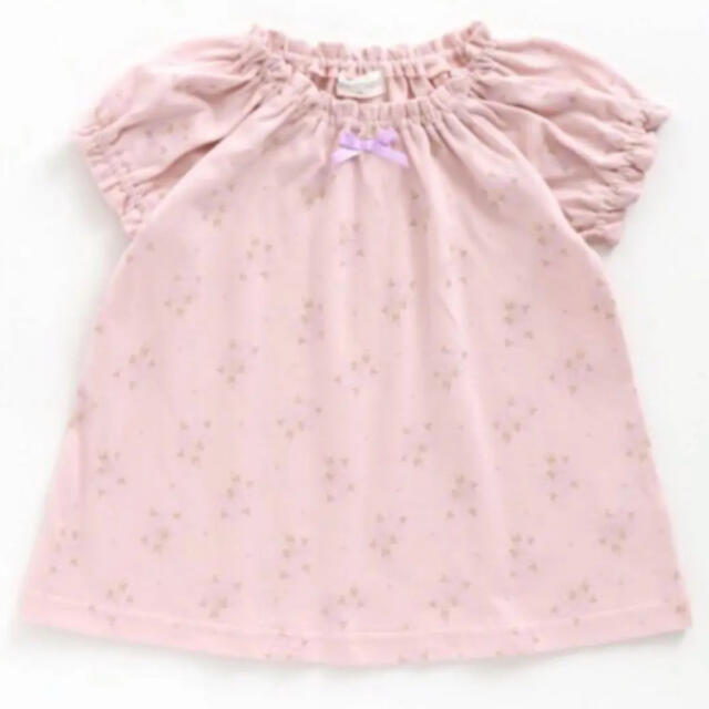 ampersand(アンパサンド)の新品 アンパサンド 140cm パジャマ 花 ピンク キッズ/ベビー/マタニティのキッズ服女の子用(90cm~)(パジャマ)の商品写真