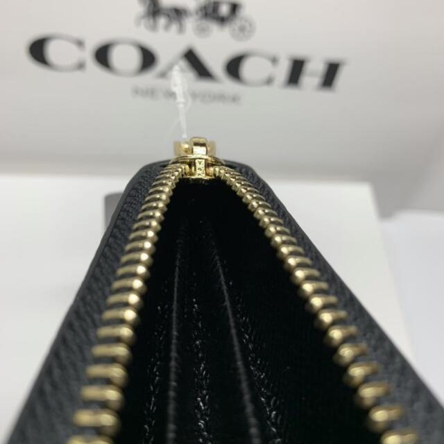 COACH(コーチ)の【新品未使用】コーチCOACH エンボスド シグネチャーレザー 長財布 ブラック レディースのファッション小物(財布)の商品写真