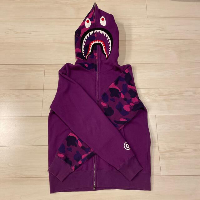 新作からSALEアイテム等お得な商品満載 - APE BATHING A シャークパーカー shark bape parka パーカー