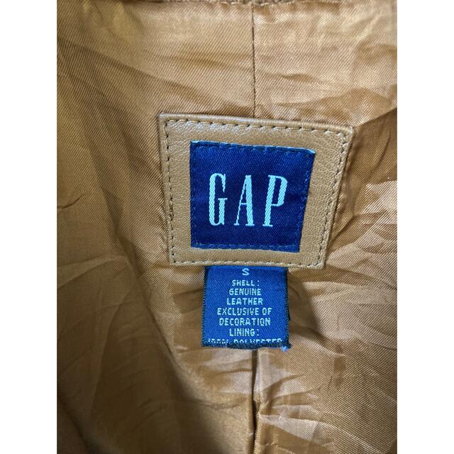 GAP(ギャップ)の超レア☆ OLD GAP Lamb Leather Jacket size S メンズのジャケット/アウター(レザージャケット)の商品写真