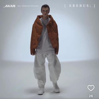 売切価格　JULIUS ダウンモッズコート　copper