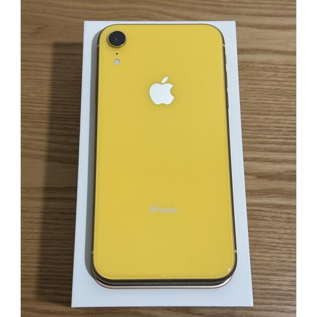 iPhone(アイフォーン)のiPhone XR 64GB SIMロック解除済 イエロー スマホ/家電/カメラのスマートフォン/携帯電話(スマートフォン本体)の商品写真