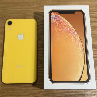 アイフォーン(iPhone)のiPhone XR 64GB SIMロック解除済 イエロー(スマートフォン本体)