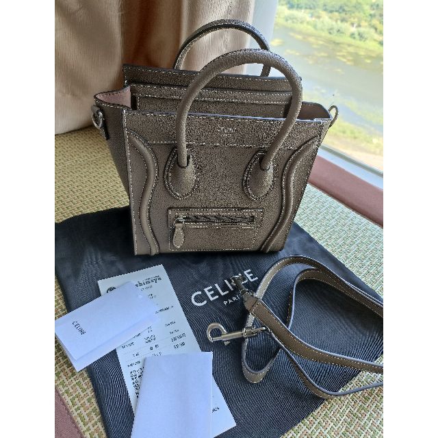 CELINE 未使用品 セリーヌ ラゲージ ナノショッパー